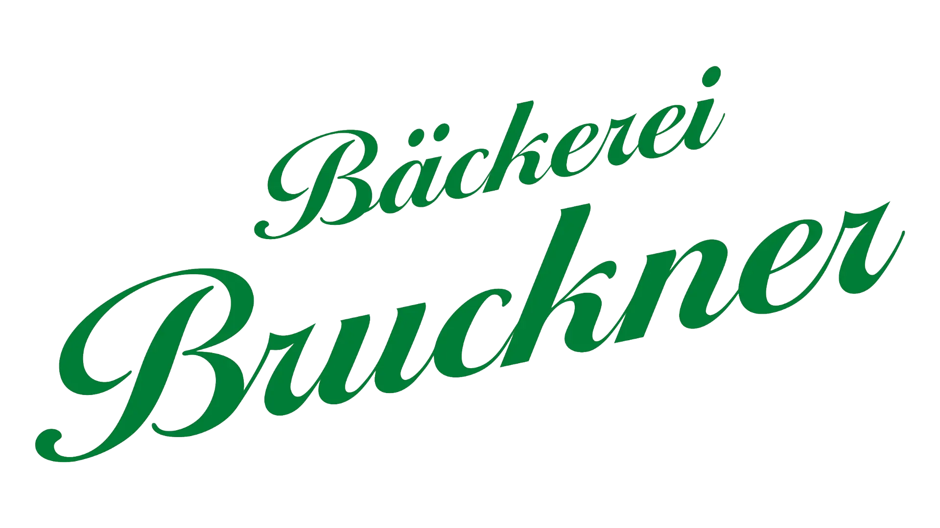 Schriftzug Bäckerei Bruckner